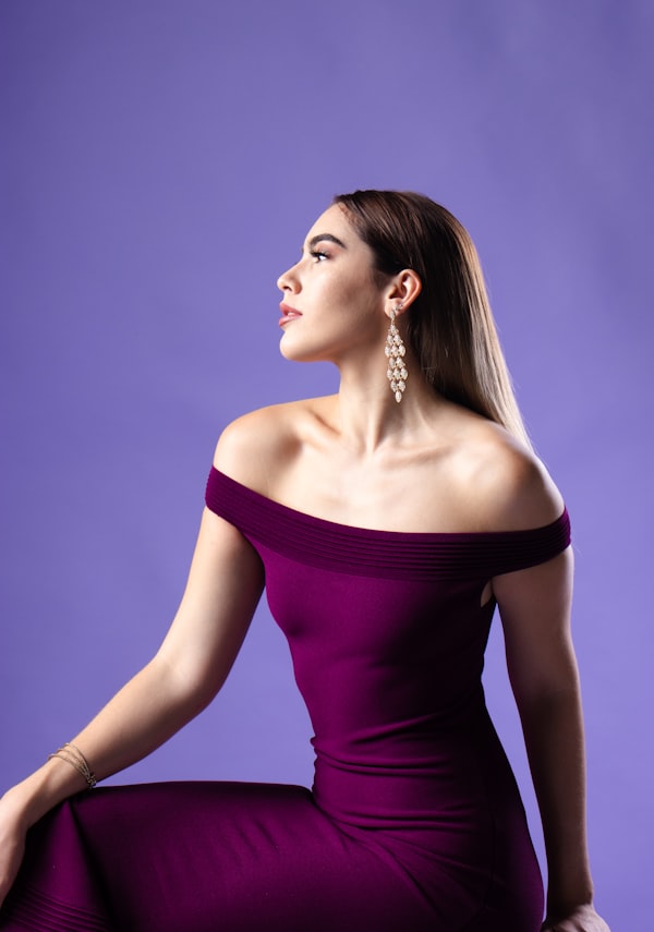 Robe de soirée brodée – Taille 38/40